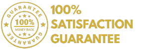 100% Satisfaction Guarantee Seal